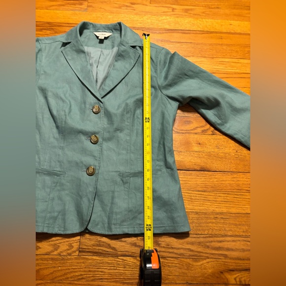 L.L. Bean Sage Green  Blazer for Women - Picture 7 of 9